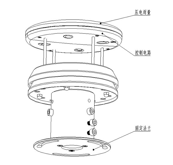不銹鋼壓電雨量傳感器 不銹鋼壓電雨量傳感器