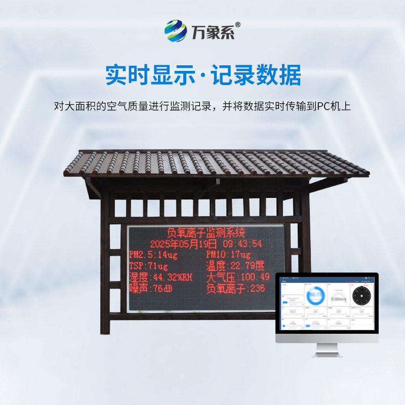 一體化負(fù)氧離子監(jiān)測站